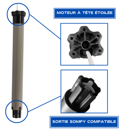 Moteur Filaire Delta Dore Tymoov F T Te Toile Compatible T Te Somfy