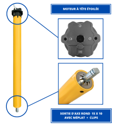 Moteur filaire Aok AM45 15/17 S (court)