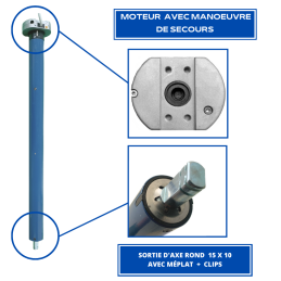 Moteur filaire Aok AM45 30/17 M avec secours