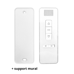Télécommande portable 16 canal AC127-16 Blanc avec support mural