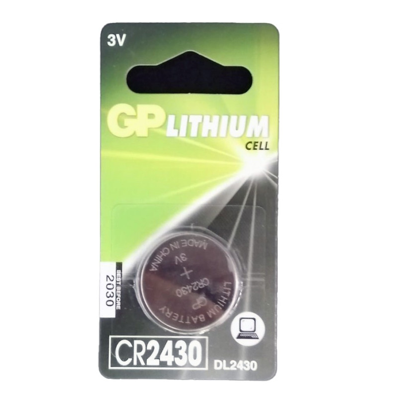GP CR2430 Lithium pile bouton 1 pièce GP