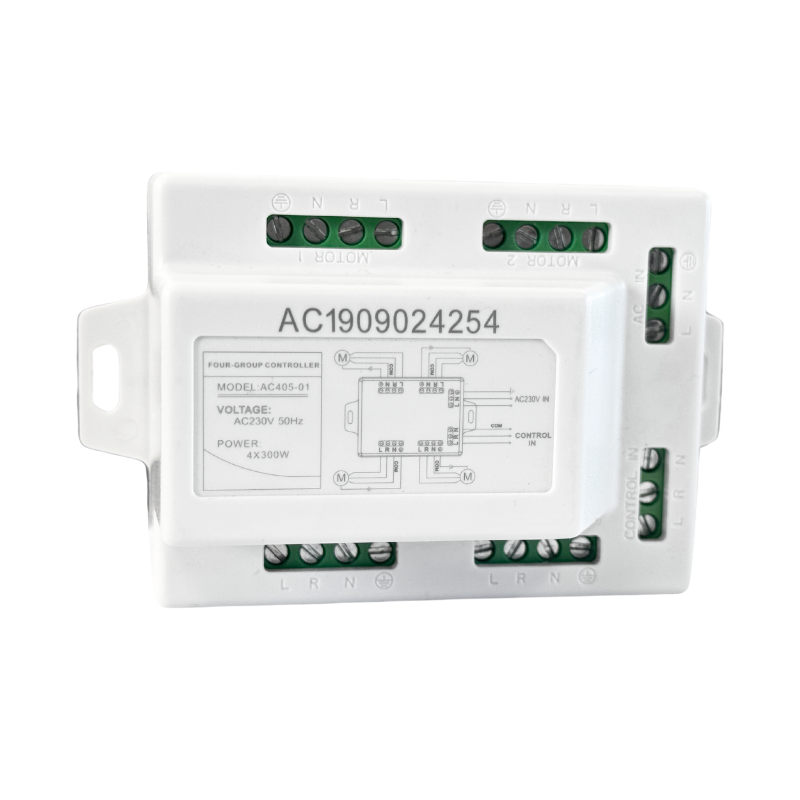 Centrale de groupage AC405-01 pour 4 moteurs filaire