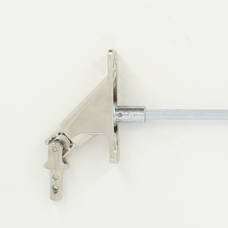 Sortie caisson 90° - Entrée pivot Ø9,9 - Sortie 6P7 - L 380mm - Platine alu chromé Sortie caisson 90° - Entrée pivot Ø9,9 - Sortie 6P7 - L 380mm - Platine alu chromé