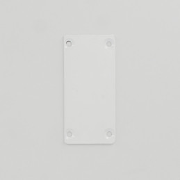 Plaque de finition 85X40X2 coloris BLANC 781016