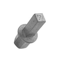 Insert pour treuil Cherubini 6P16 avec alésage Ø12mm Sortie carré de 10
