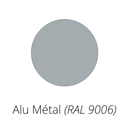 Alu métal (RAL 9006)